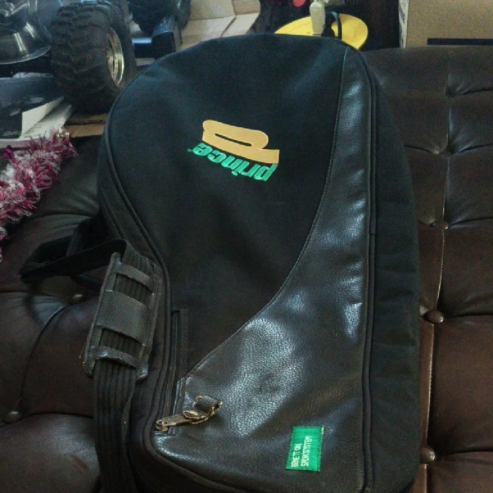 Prince Tennis Black and Gold Racket Bag